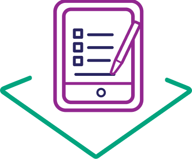 Icon of medical chart